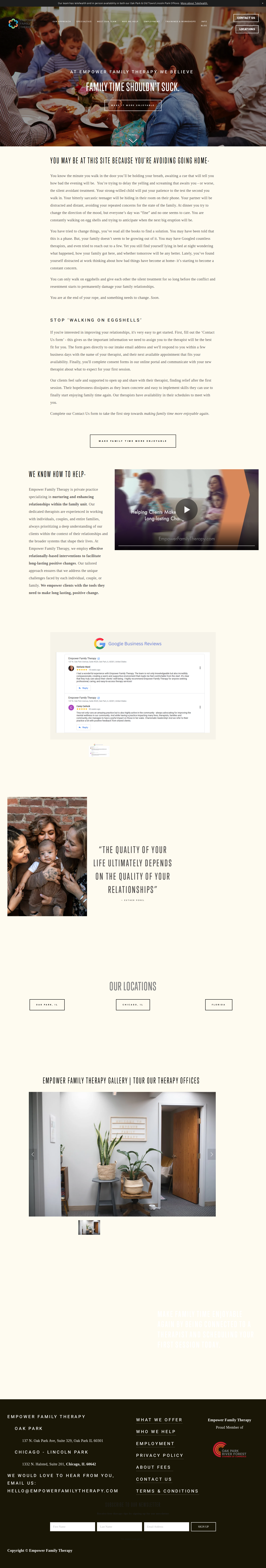 Screenshot of https://empowerfamilytherapy.com/