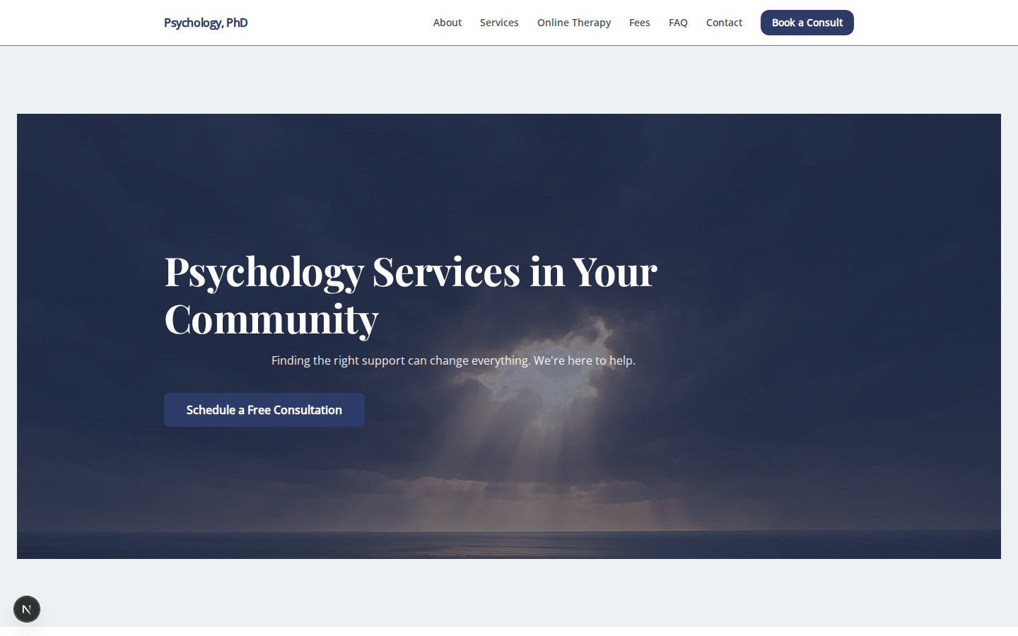 Rendered: Sprint 13 extraction: attunedpsychology-com